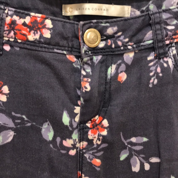 LC Lauren Conrad Floral Jeans - Picture 2 of 5